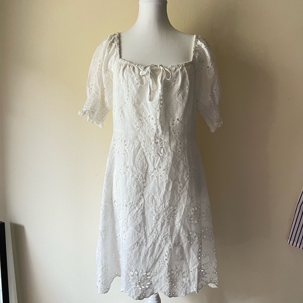 7 for all mankind white dress